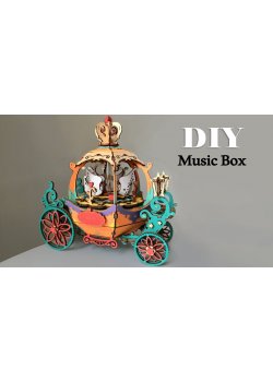 Pumpkin Carriage - Music Box (165 pieces)